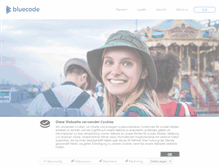 Tablet Screenshot of bluecode.com